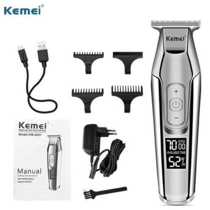 Imagem de Maquina Acabamento Cabelo e Barba Kemei 5027 - Kemei Profissional