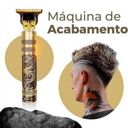 Imagem de Maquina Acabamento Recarregável Detalhe Cabelo Barba Sem Fio