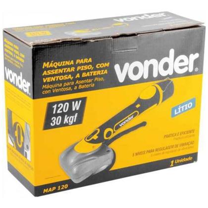 Imagem de Máquina Assentar Piso À Bateria C/Ventosa 12V Bivolt Vonder Bivolt