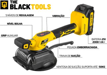 Imagem de Maquina Assentar Pisos Porcelanatos Elétrica Com Ventosa Até 50kg A Bateria 21v