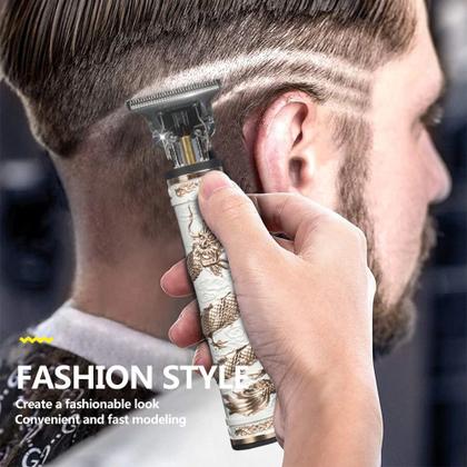 Imagem de Máquina Barbeador  Elétrica Aparador Cabelo Recarregável Usb