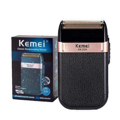 Imagem de Maquina Barbeador Kemei Classic Shaver Barba Km-2024 Bivolt