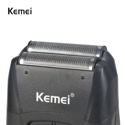 Imagem de Máquina Barbeador Shaver Kemei Km 3381 Recarregável Elétrico Sem Fio Bivolt