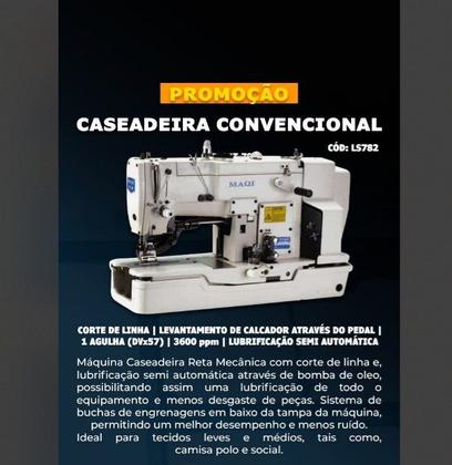 Imagem de Máquina Caseadeira c/ Corte-Semi Lubrificada completa 220v