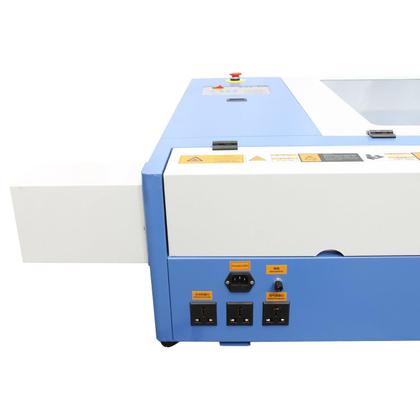 Imagem de Máquina CNC Router Laser Corte e Gravação Sensor Fluxo de Água 90x60cm 100w Mesa Fixa