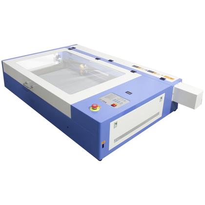 Imagem de Máquina CNC Router Laser Corte e Gravação Sensor Fluxo de Água 90x60cm 100w Mesa Fixa