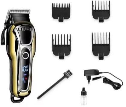 Imagem de Maquina Cortar Cabelos 5W Kemei Painel Led Lux Gold Bivolt