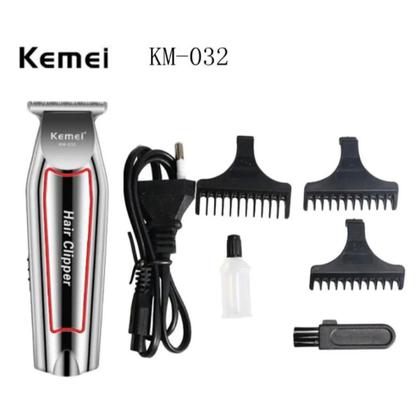 Imagem de Máquina Cortar Kemei Acabamento Profissional Sem Fio Km-032 BIVOLT+NF