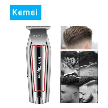 Imagem de Máquina Cortar Kemei Acabamento Profissional Sem Fio Km-032 BIVOLT+NF