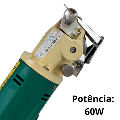 Imagem de Máquina Cortar Tecido Elétrica Tipo Bananinha Lâmina 50 mm 2 Hexagonal Importway Iwmc513