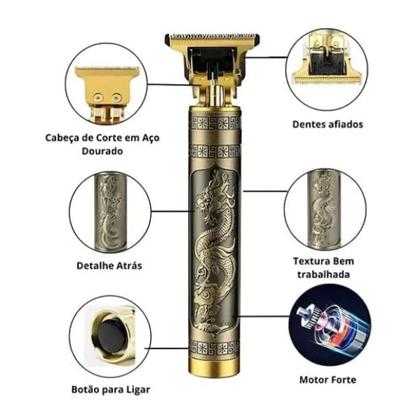 Imagem de Maquina De Acabamento Barba E Aparador De Pêlos Raspa Cabeça