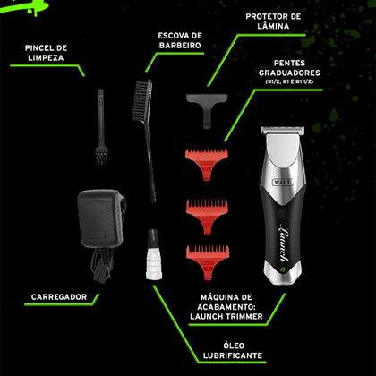 Imagem de Máquina De Acabamento Launch Sem Fio Wahl Bivolt
