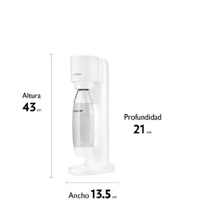 Imagem de Maquina de Água com Gás Gaia Branca + CO2 425G - 4088930217
