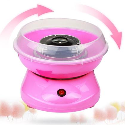 Imagem de Maquina De Algodão Doce Elétrica Portatil Mini 110V Rosa