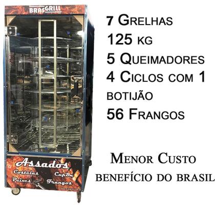 Imagem de Maquina de Assar Frangos 56 Frangos com Mesa Brasgrill