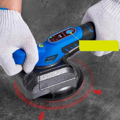 Imagem de Máquina de Assentar Porcelanato Sem Fio c Ventosa Alta Sucção Frequência de Vibração 300013500 RPM/Min 