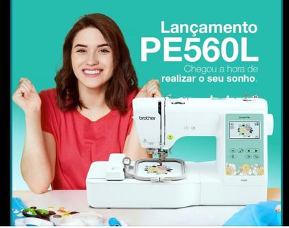 Imagem de Máquina De Bordado Brother PE560-24 m garantia-WIFI