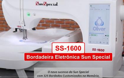 Imagem de Máquina De Bordado Eletrônica- Ss1600-área 20x28-AUTOVOLT