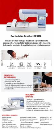Imagem de Máquina de bordar BE-915L wI-FI Brother-AUTOVOLT