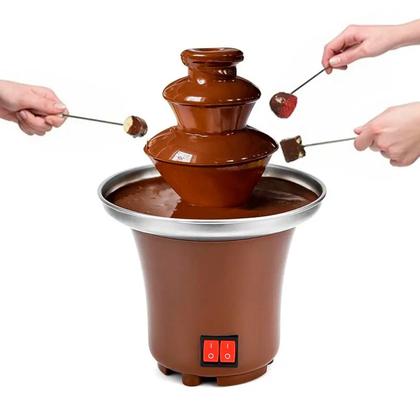 Imagem de Máquina de Chocolate Inoxidável Perfeita para Bancada e Fondue 110v