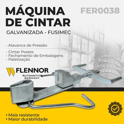 Imagem de Máquina de Cintar Poste Galvanizada para Fita de Aço Inox Cintadeira Fusimec