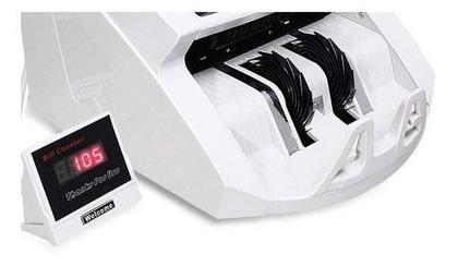 Imagem de Máquina De Contar Dinheiro Cédulas Detector Uv Nota Falsa Real Dólar Euro Bivolt