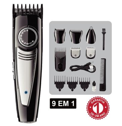 Imagem de Maquina De Cortar Cabelo Barba E Aparador De Pelos Mega Compras