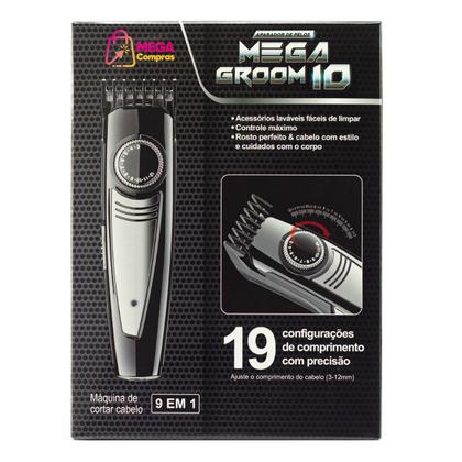 Imagem de Maquina De Cortar Cabelo Barba E Aparador De Pelos Mega Compras