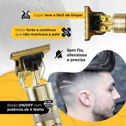 Imagem de Máquina de Cortar Cabelo Dragão Buda - Acabamento Premium