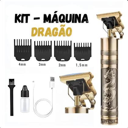Imagem de Máquina de Cortar Cabelo e Barba  Para Cabelo e Barba, Profissional, Premium, Recarregável