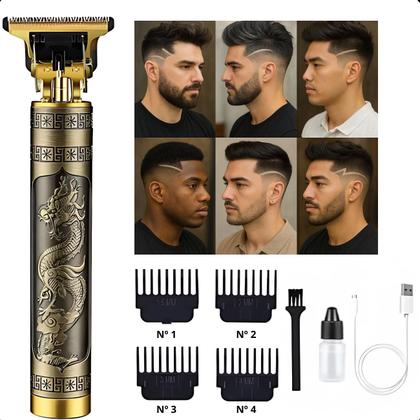 Imagem de Máquina de Cortar Cabelo e Barba  Profissional, Para Cabelo e Barba, Sem Fio, Recarregável