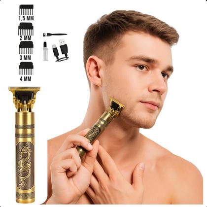 Imagem de Máquina de Cortar Cabelo e Barba  Recarregável, Sem Fio, Para Cabelo e Barba, Premium