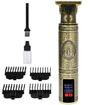 Imagem de Maquina de Cortar Cabelo More Fitness MF-017 5 Watts Recarregavel - Dourado