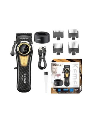 Imagem de Maquina de Cortar Cabelo Profissional Kemei KM 2242 com base 9000RPM