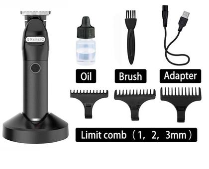 Imagem de Máquina De Cortar Cabelo Profissional Km 2296 + Maq.de Acabamento1753