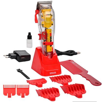 Imagem de Maquina de Cortar Cabelo Profissional Wmark NG 108 Pro