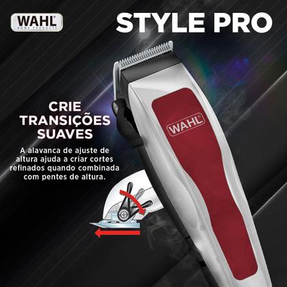 Imagem de Maquina de Cortar Cabelo Style Pro Wahl 127V