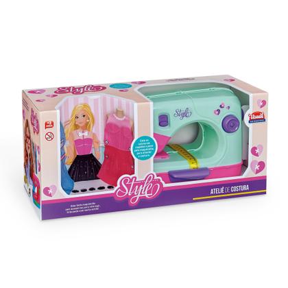 Imagem de Maquina de costura brinquedo infantil ateliê de costura Style Usual ref 626