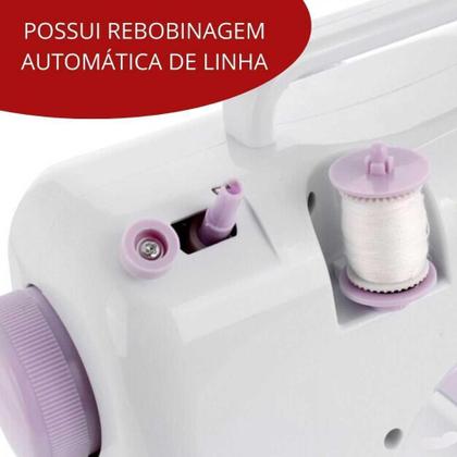 Imagem de Máquina De Costura Com Kit Importway 12 Pts Iwmc-505K Bivolt