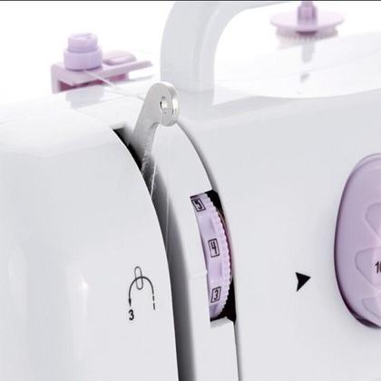 Imagem de Máquina de Costura Elétrica Portátil 12 Pontos Compact Bivolt 110V 220V Zig Zag