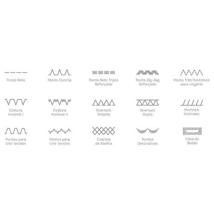 Imagem de Máquina de Costura Elgin Genius Plus JX 4035 31 Pontos 220V