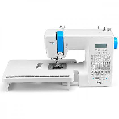 Imagem de Máquina de Costura Elgin Premium Plus JX-11.000 200 Pontos Autovolt Branca - 41JX11000EU0