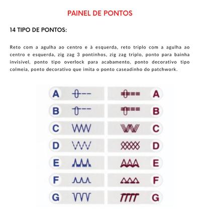 Imagem de Máquina De Costura Modelo 2008S Janome Portátil Ideal Para Iniciantes Fácil Manuseio Costura TOP Couro 8 Camadas de Jeans