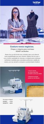 Imagem de Máquina de Costura Overlock Doméstica Brother 3534DT