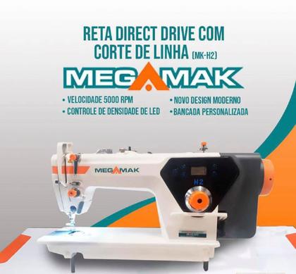 Imagem de Máquina de Costura Reta c/ Direct Drive e Corte H2