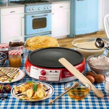 Imagem de Máquina De Crepe Retrô 127V Ariete Vermelha