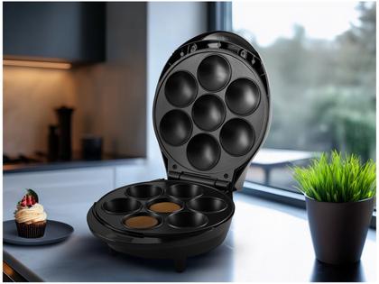 Imagem de Máquina de Cupcake Mondial Pratic 1000W Preto/Inox 220V - CK-01