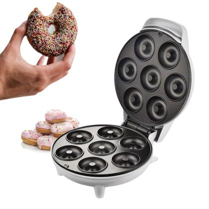 Imagem de Máquina De Donuts Elétrica Fazer Rosquinha Portátil Assadeira Compacta Antiaderente Café Da Manhã