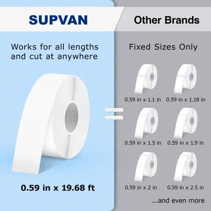 Máquina de etiquetas SUPVAN E10 Bluetooth com fita impermeável azul-petróleo Imagem de Máquina de etiquetas SUPVAN E10 Bluetooth com fita impermeável azul-petróleo