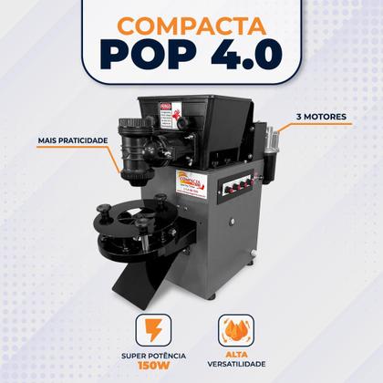 Imagem de Máquina de Fazer e Modelar Salgados e Doces Compacta Pop 4.0 Compacta Print até 4.000 unidades por Hora